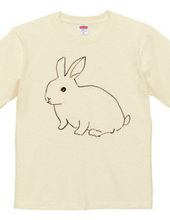 うさぎさん3 : Reika [半袖Tシャツ [6.2oz]] - デザインTシャツマーケット/Hoimi(ホイミ）