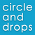 circle and drops