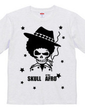 SKULL of the AFRO - BLACK