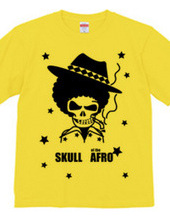 SKULL of the AFRO - BLACK