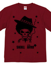 SKULL of the AFRO - BLACK