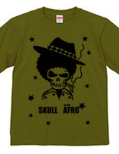 SKULL of the AFRO - BLACK