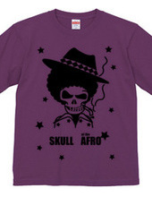 SKULL of the AFRO - BLACK