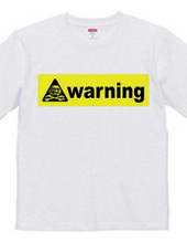 ”ドクロ警告マーク”海外製品の取扱注意表示Tシャツ