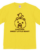 Mr. bear loose character t-shirt