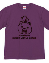 Mr. bear loose character t-shirt