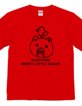 Mr. bear loose character t-shirt