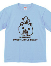 Mr. bear loose character t-shirt