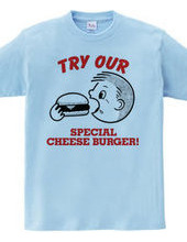 TRY OUR BURGER!