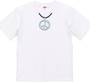 PeaceSymbol =Necklace Silver=