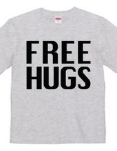 FREE HUGS (Standard Font 3 BK)