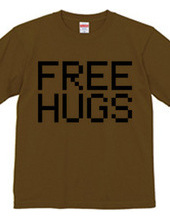 FREE HUGS (Standard Font 4 BK)