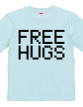 FREE HUGS (Standard Font 4 BK)