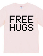 FREE HUGS (Standard Font 4 BK)