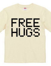 FREE HUGS (Standard Font 4 BK)