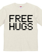 FREE HUGS (Standard Font 4 BK)