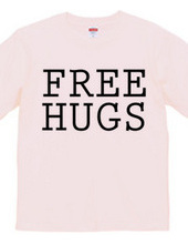 FREE HUGS (Standard Font 5 BK)