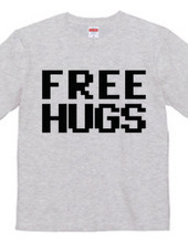 FREE HUGS (Standard Font 9 BK)