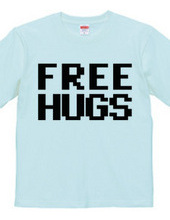 FREE HUGS (Standard Font 9 BK)