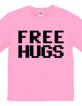 FREE HUGS (Standard Font 9 BK)