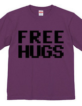 FREE HUGS (Standard Font 9 BK)