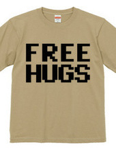 FREE HUGS (Standard Font 9 BK)
