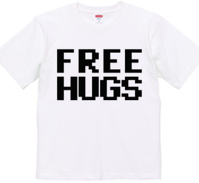 FREE HUGS (Standard Font 9 BK)