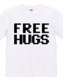 FREE HUGS (Standard Font 9 BK)