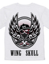 WING SKULL (両面プリント)