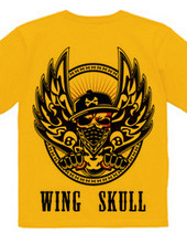 WING SKULL (両面プリント)