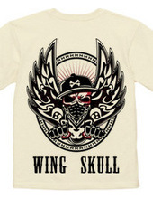 WING SKULL (両面プリント)