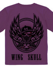 WING SKULL (両面プリント)