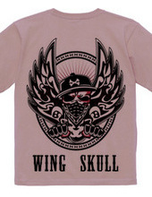 WING SKULL (両面プリント)