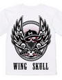 WING SKULL (両面プリント)