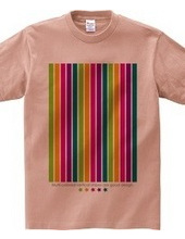 Multi-colored vertical stripes