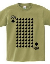 60th birthday cards -Spades-