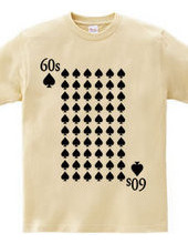 60th birthday cards -Spades-