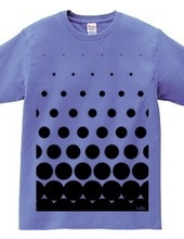 polka-dot pattern (Black)