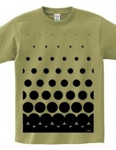 polka-dot pattern (Black)