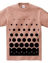 polka-dot pattern (Black)