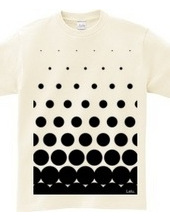 polka-dot pattern (Black)