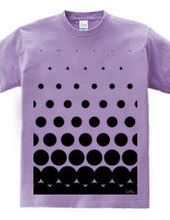 polka-dot pattern (Black)