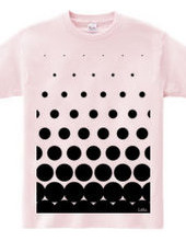 polka-dot pattern (Black)