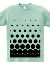 polka-dot pattern (Black)