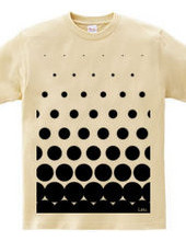 polka-dot pattern (Black)