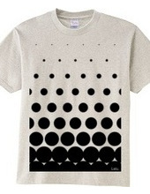 polka-dot pattern (Black)