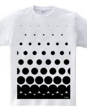 polka-dot pattern (Black)