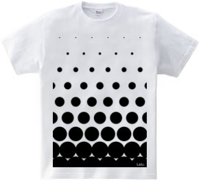 polka-dot pattern (Black)