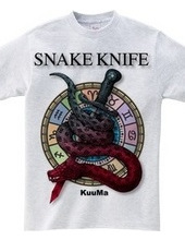 snake and knife