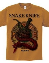 snake and knife